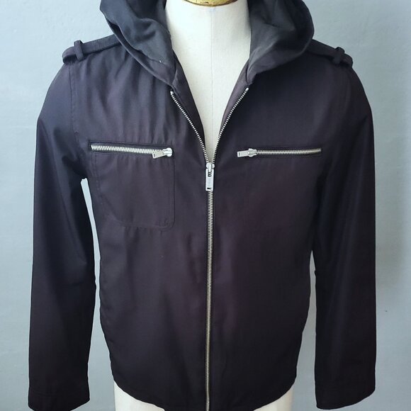 GUESS Zip Front Jacket/ Waist Length Weatherproof Bomber Style/ Size M - Picture 1 of 7